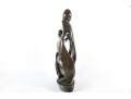 Shona Tribe Serpentine Stone Family Sculpture 