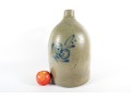 Antique Salt Glazed Stoneware Pottery Jug
