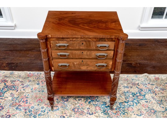 American Second Empire Work Stand, Ca. 1840-60