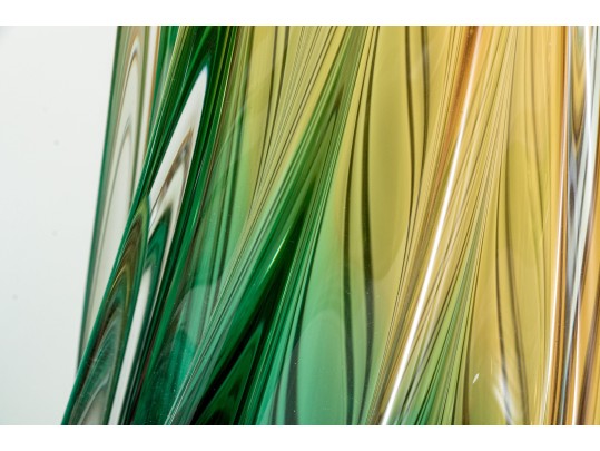 Three Pieces Of Vintage Artglass