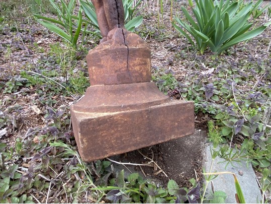 Vintage Cast Iron Bird Bath