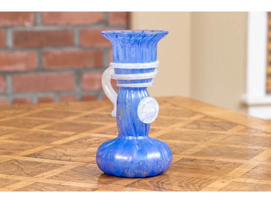 Four Pieces Of Colorful Art Glass
