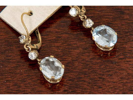 14K Gold Earrings And Charm