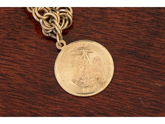 14K Gold Earrings And Charm