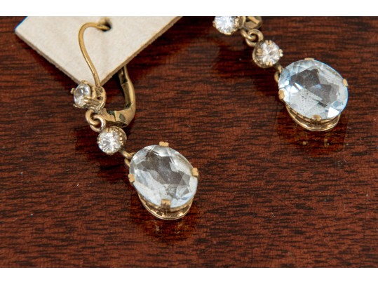 14K Gold Earrings And Charm