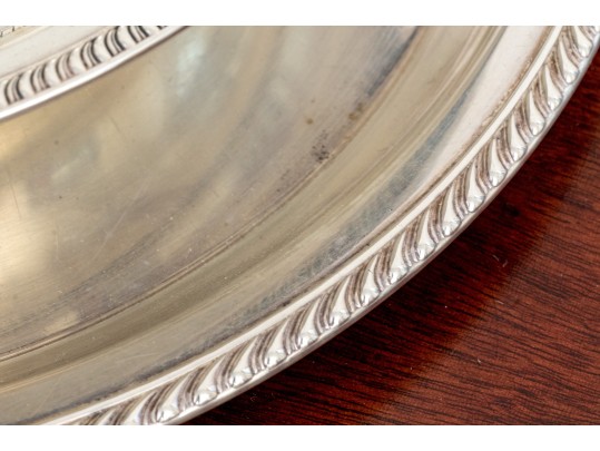 Sterling Silver Charger And Bowl, 24.5 Ozt