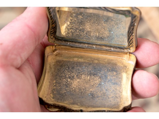 Two Antique 800 Silver Boxes