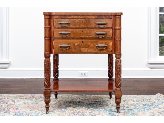 American Second Empire Work Stand, Ca. 1840-60