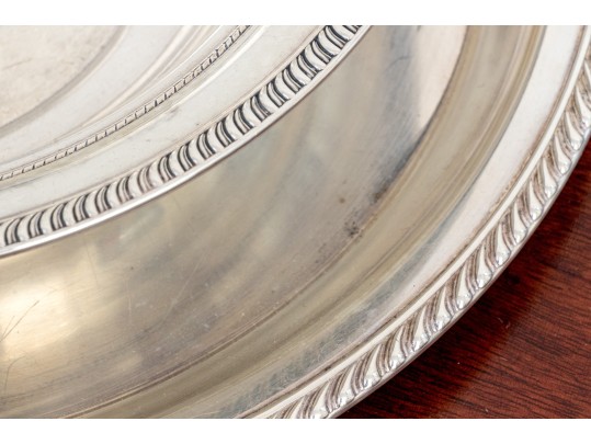 Sterling Silver Charger And Bowl, 24.5 Ozt
