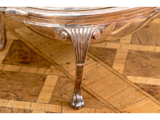 Antique English Silver-plated Revolving Tureen