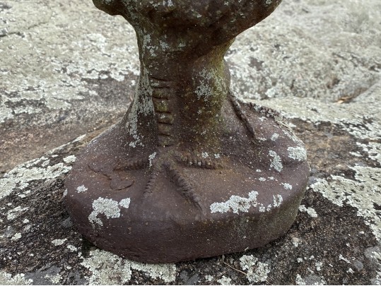Large Vintage Cast Iron Rooster