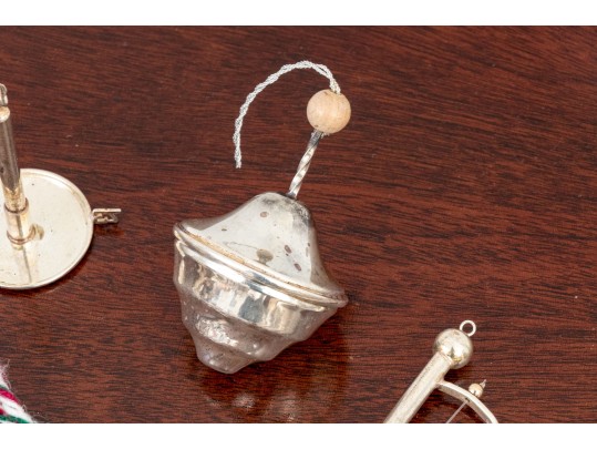 Collection Of 12 Sterling Silver Ornments