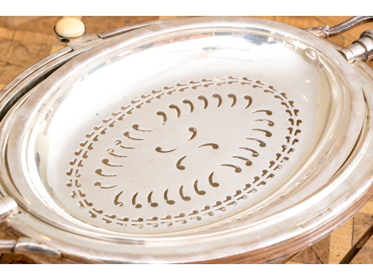 Antique English Silver-plated Revolving Tureen