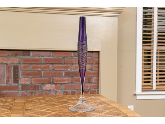 Four Pieces Of Colorful Art Glass