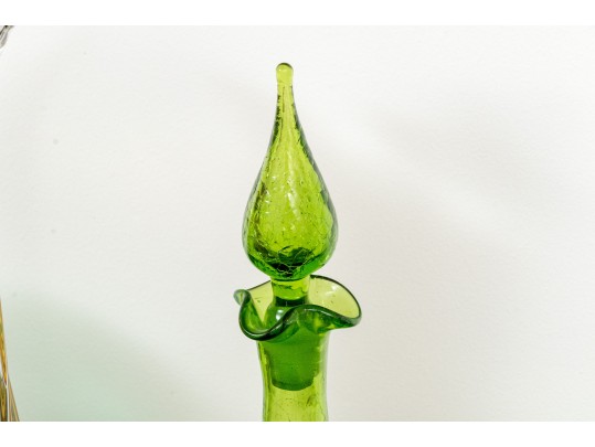 Three Pieces Of Vintage Artglass
