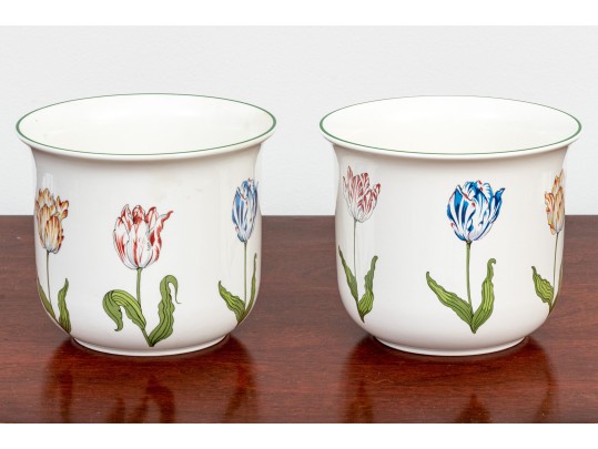 Pair Of Tiffany & Co Cashpots