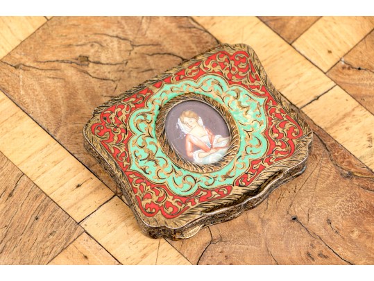 Two Antique 800 Silver Boxes