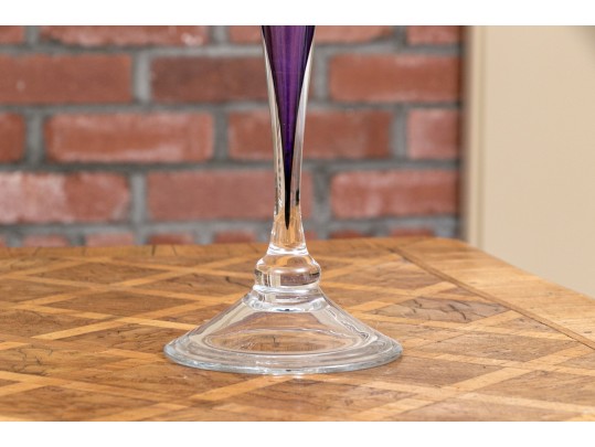 Four Pieces Of Colorful Art Glass