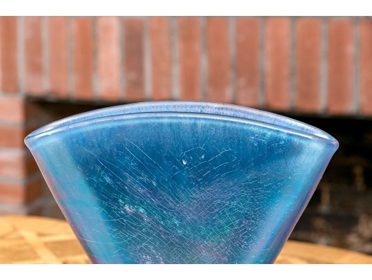 Four Pieces Of Colorful Art Glass