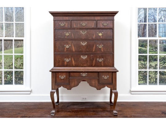 Vintage Baker Walnut Tall Chest