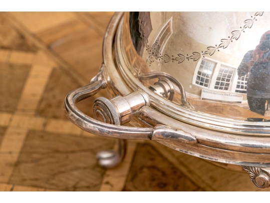Antique English Silver-plated Revolving Tureen