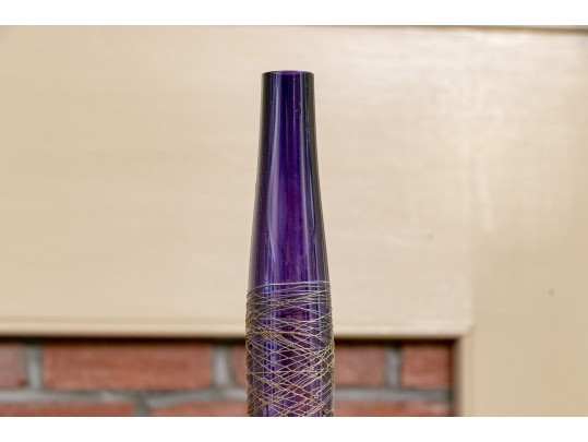Four Pieces Of Colorful Art Glass