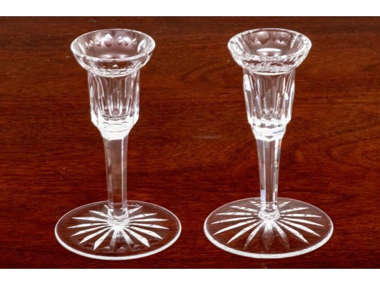 Pair Of Waterford Candlesticks