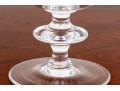 Pair Of Val St Lambert Hand Blown Crystal Candlesticks