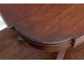 Vintage Federal Style Mahogany Lyre Games Table