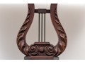 Vintage Federal Style Mahogany Lyre Games Table
