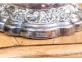 Pair Of Quality Heavy George III Style Silver-plated Candlesticks
