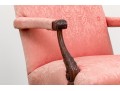 Antique Carved Mahogany Library Chair Frame, Ca. 1920