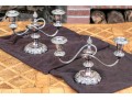 Pair Of Quality Heavy George III Style Silver-plated Candlesticks