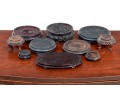 Collection Of 10 Vintage Chinese Hardwood Stands