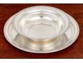 Sterling Silver Charger And Bowl, 24.5 Ozt