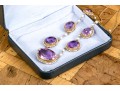 Outstanding 14K Graduated Amethyst And Seed Pearl Necklace