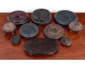 Collection Of 10 Vintage Chinese Hardwood Stands