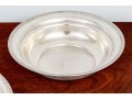 Sterling Silver Charger And Bowl, 24.5 Ozt