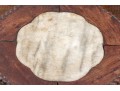 An Antique Chinese Marble Top Hand Carved Hardwood Stand