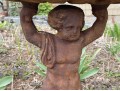Vintage Cast Iron Bird Bath