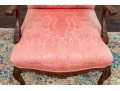 Antique Carved Mahogany Library Chair Frame, Ca. 1920