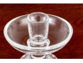 Pair Of Val St Lambert Hand Blown Crystal Candlesticks