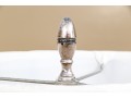 Pair Of Vintage Silver Platted Urn Form Lamps