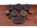 Collection Of 10 Vintage Chinese Hardwood Stands
