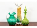 Three Pieces Of Vintage Artglass