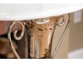 Pair Of Vintage Silver Platted Urn Form Lamps