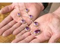 Outstanding 14K Graduated Amethyst And Seed Pearl Necklace