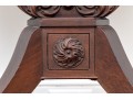 Vintage Federal Style Mahogany Lyre Games Table