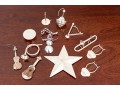 Collection Of 12 Sterling Silver Ornments