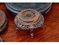 Collection Of 10 Vintage Chinese Hardwood Stands
